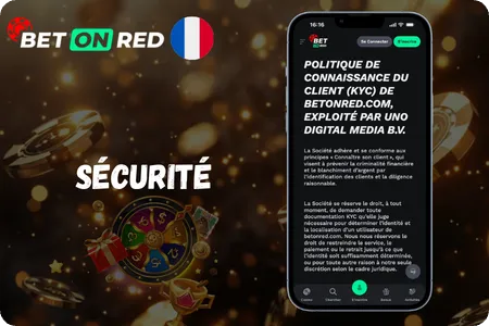 Bet on Red protection des données personnelles